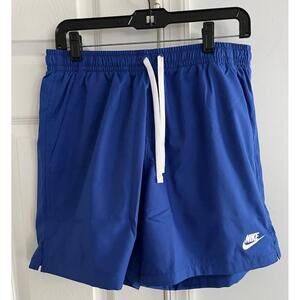 Nike Sportswear Woven Lined Flow Shorts Blue Men's Size XL